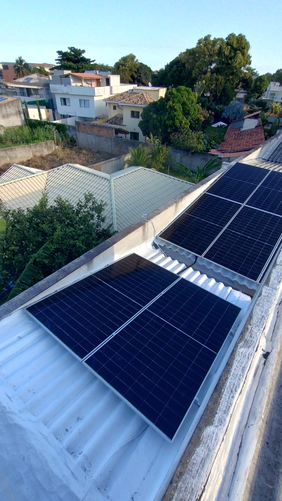 Instalação de energia solar