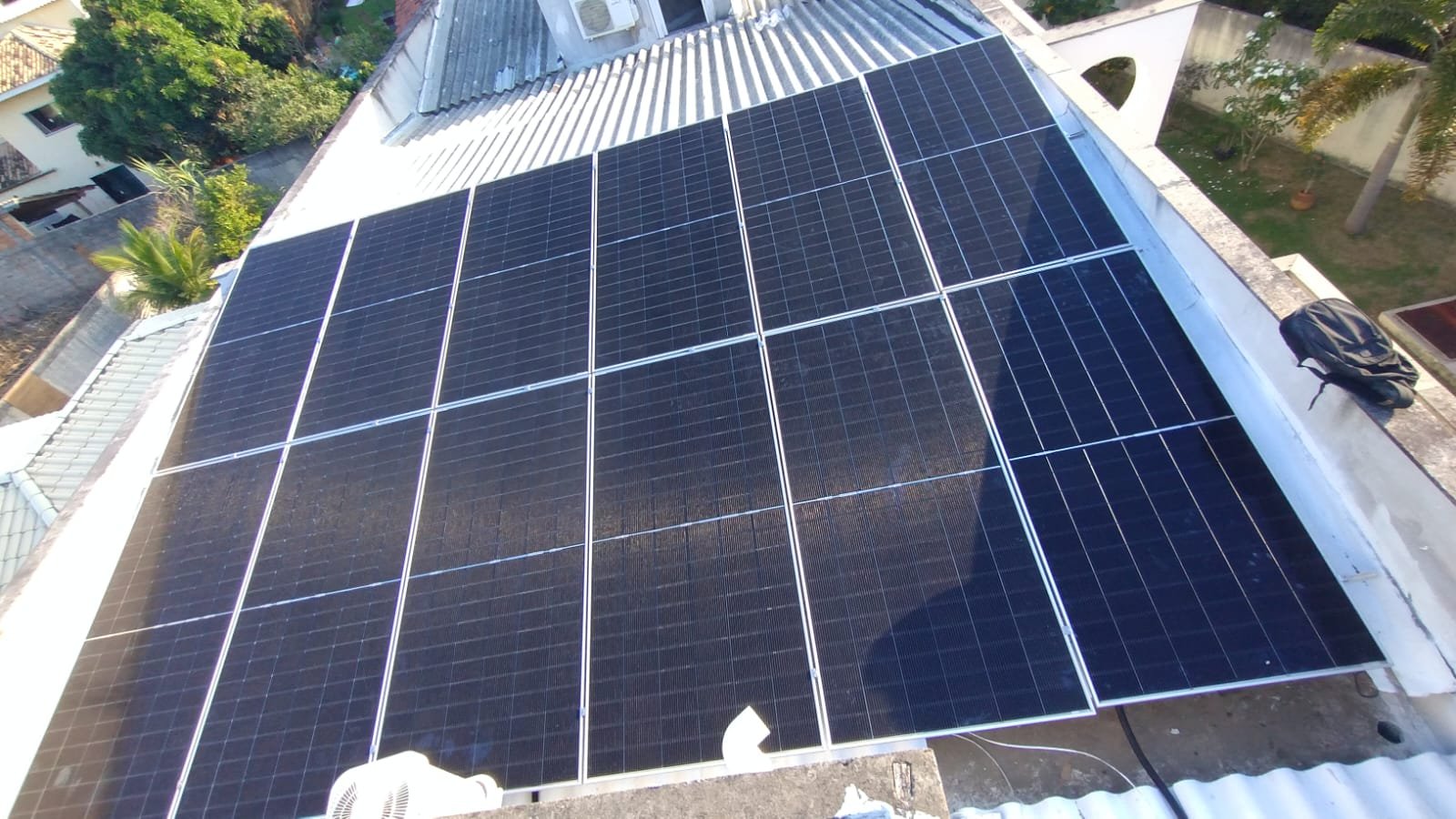Instalação de energia solar